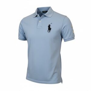 Polo by Ralph Lauren Men's Sky Blue Polo Shirt
